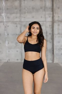 Maven Thread Swim Sunkissed Bikini Top - Black