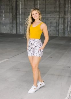 Maven Thread Biker Shorts - 4'' - Dalmatian | MT LUXE Bottoms