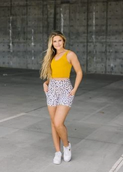 Maven Thread Biker Shorts - 4'' - Dalmatian | MT LUXE Bottoms