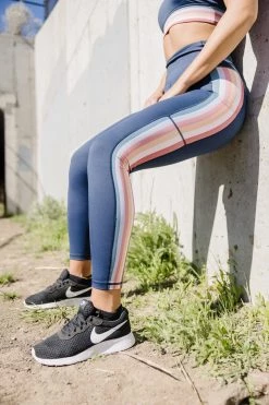 Maven Thread Tops Flow Sports Bra - Navy Rainbow | MT SPORT 13 Maven Thread Tops Flow Sports Bra - Navy Rainbow | MT SPORT