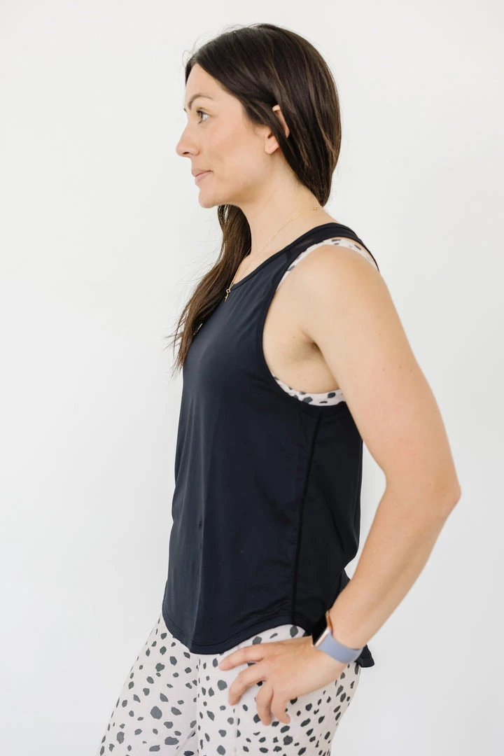 Maven Thread Tops Breathe Tank - Black 6 Maven Thread Tops Breathe Tank - Black
