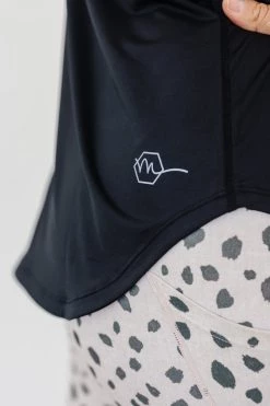 Maven Thread Tops Breathe Tank - Black 12 Maven Thread Tops Breathe Tank - Black