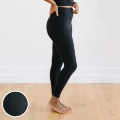 Maven Thread Inspire Leggings - Black Ribbed