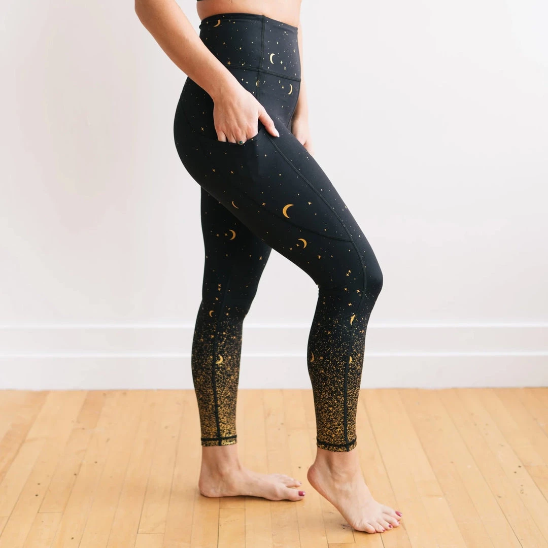 Maven Thread Bottoms Inspire Leggings - Moons | MT SPORT 3 Maven Thread Bottoms Inspire Leggings - Moons | MT SPORT
