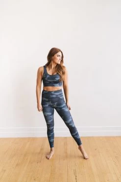 Maven Thread Inspire Leggings - Navy Camo | MT SPORT