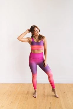 Maven Thread Fierce Sports Bra - Peach/Purple Ombre | MT SPORT 17 Maven Thread Fierce Sports Bra - Peach/Purple Ombre | MT SPORT