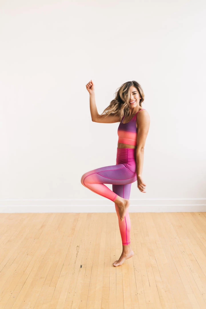 Maven Thread Inspire Leggings - Peach/Purple Ombre | MT SPORT 8 Maven Thread Inspire Leggings - Peach/Purple Ombre | MT SPORT