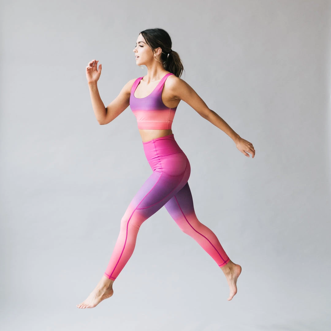 Maven Thread Inspire Leggings - Peach/Purple Ombre | MT SPORT 6 Maven Thread Inspire Leggings - Peach/Purple Ombre | MT SPORT