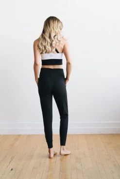 Maven Thread Bottoms Warmup Joggers - Black | MT LUXE