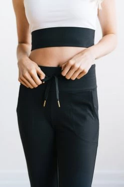 Maven Thread Bottoms Warmup Joggers - Black | MT LUXE