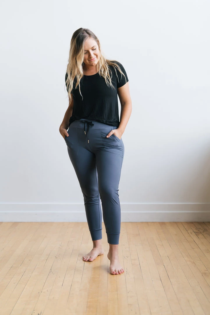 Maven Thread Bottoms Warmup Joggers - Dusty Blue | MT LUXE 6 Maven Thread Bottoms Warmup Joggers - Dusty Blue | MT LUXE