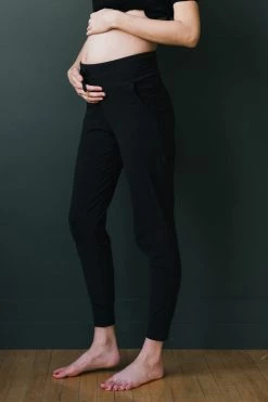 Maven Thread Bottoms Warmup Joggers - Black | MT LUXE