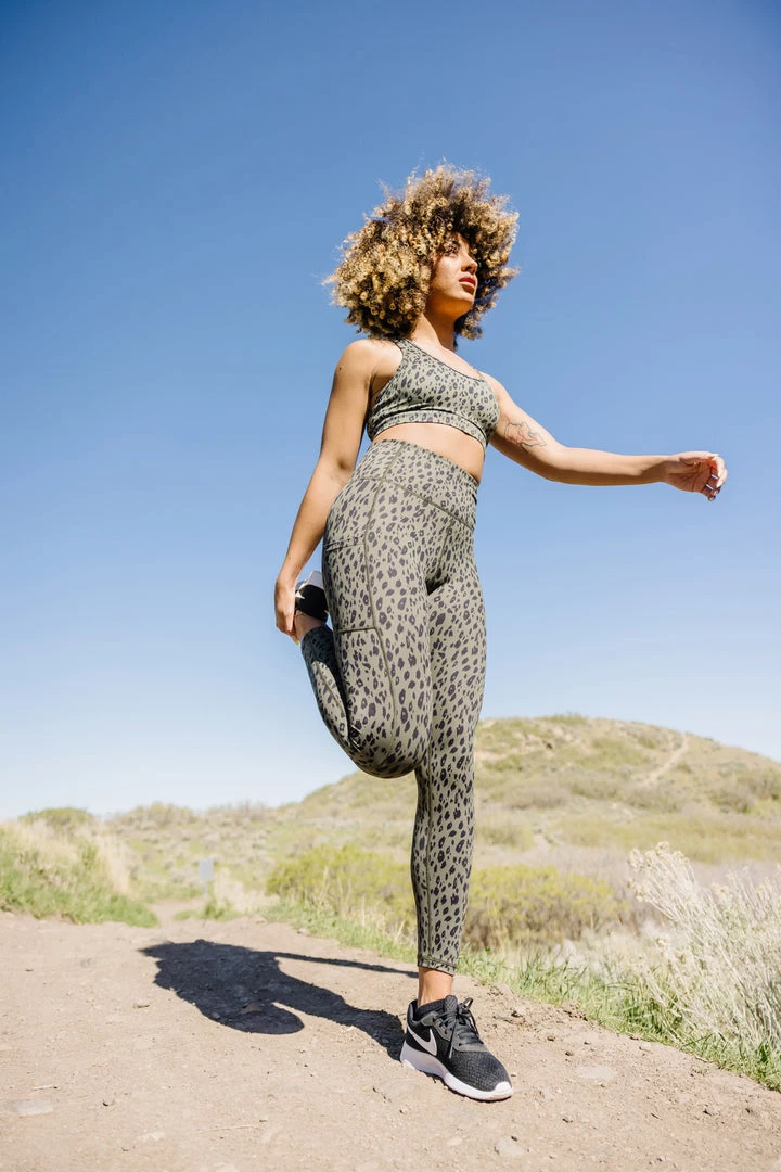 Maven Thread Courage Sports Bra - Green Leopard | MT SPORT Tops 5 Maven Thread Courage Sports Bra - Green Leopard | MT SPORT Tops