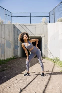 Maven Thread Criss Cross Sports Bra - Silver Glitter | MT SPORT