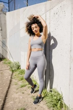 Maven Thread Inspire Leggings - Silver Glitter | MT SPORT