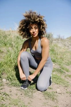 Maven Thread Criss Cross Sports Bra - Silver Glitter | MT SPORT