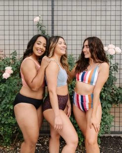 Maven Thread Sunkissed Bikini Top - Retro Stripe