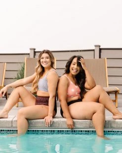 Maven Thread Oasis Bikini Top - B&W Stripe Swim 18 Maven Thread Oasis Bikini Top - B&W Stripe Swim