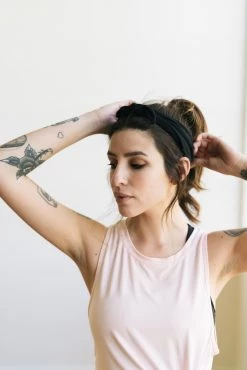 Maven Thread Black - 4'' Bow Headband Single