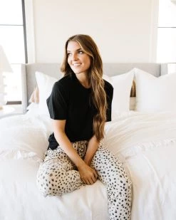 Maven Thread Lounge Premium Pajama Top - Black