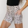 Maven Thread Biker Shorts - 6'' - Dalmatian | MT LUXE