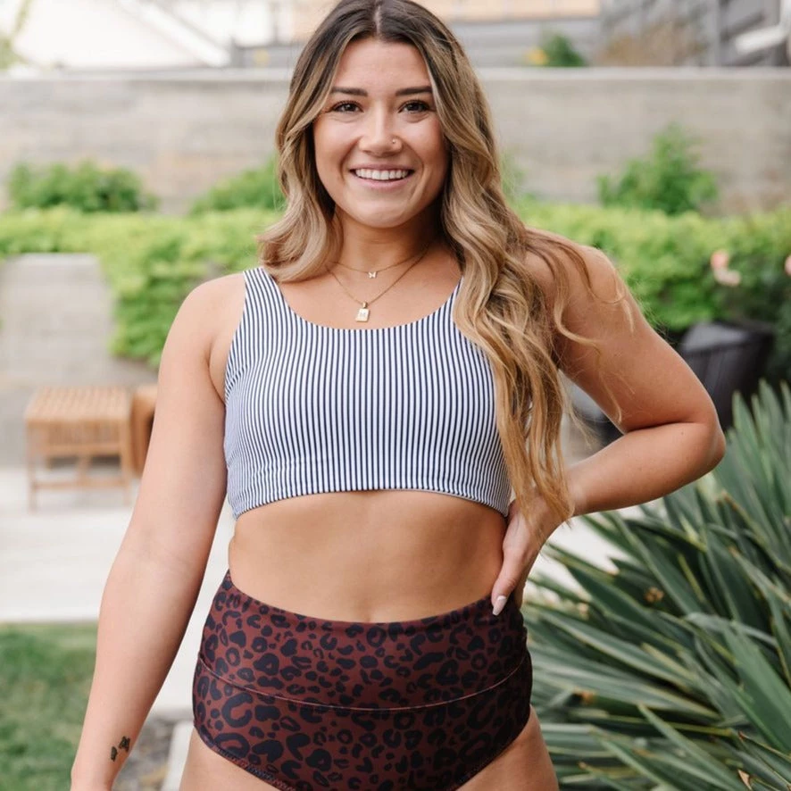 Maven Thread Oasis Bikini Top - B&W Stripe Swim 5 Maven Thread Oasis Bikini Top - B&W Stripe Swim