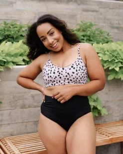 Maven Thread Swim Sunkissed Bikini Top - Dalmatian