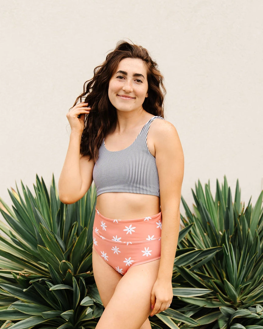 Maven Thread Oasis Bikini Top - B&W Stripe Swim 11 Maven Thread Oasis Bikini Top - B&W Stripe Swim