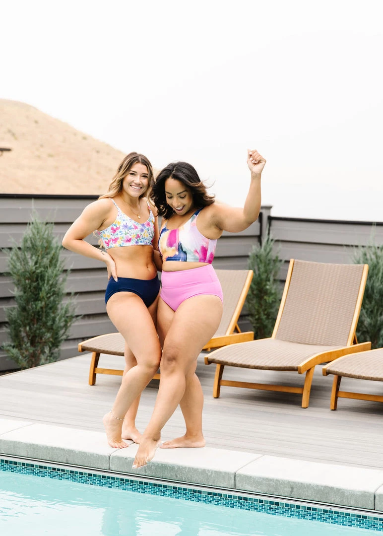 Maven Thread Low Rise Bottoms - Navy Swim 11 Maven Thread Low Rise Bottoms - Navy Swim