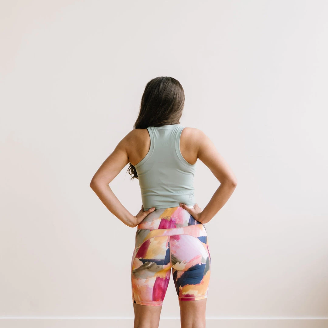 Maven Thread Renew Crop Tank - Blue Mist | MT LUXE Tops 4 Maven Thread Renew Crop Tank - Blue Mist | MT LUXE Tops