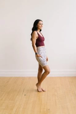 Maven Thread Biker Shorts - 8'' - Dalmatian | MT LUXE 14 Maven Thread Biker Shorts - 8'' - Dalmatian | MT LUXE