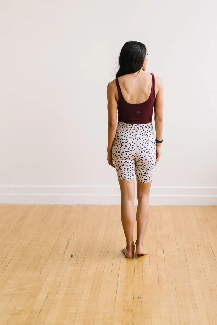 Maven Thread Biker Shorts - 8'' - Dalmatian | MT LUXE 5 Maven Thread Biker Shorts - 8'' - Dalmatian | MT LUXE