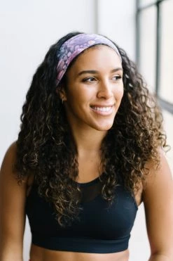 Maven Thread Plum Floral - 4'' Headband Single