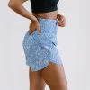 Maven Thread Trainer Shorts - Blue Floral Bottoms