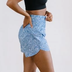 Maven Thread Trainer Shorts - Blue Floral Bottoms