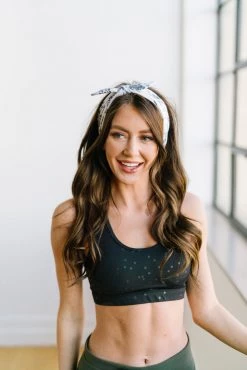 Maven Thread BANDANA B&W - 4'' Bow Headband 11 Maven Thread BANDANA B&W - 4'' Bow Headband