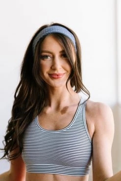 Maven Thread 4" Single Headbands Black Polkadot - 2'' Headband Single