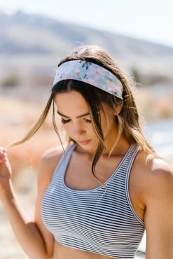 Maven Thread Blue Floral - 2'' Headband Single 4