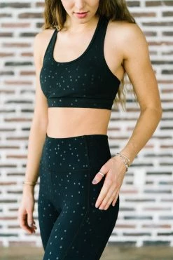 Maven Thread Inspire Leggings - Black Dots | MT SPORT