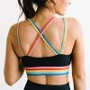 Maven Thread Flow Sports Bra - Rainbow | MT SPORT Tops 1 Maven Thread Flow Sports Bra - Rainbow | MT SPORT Tops