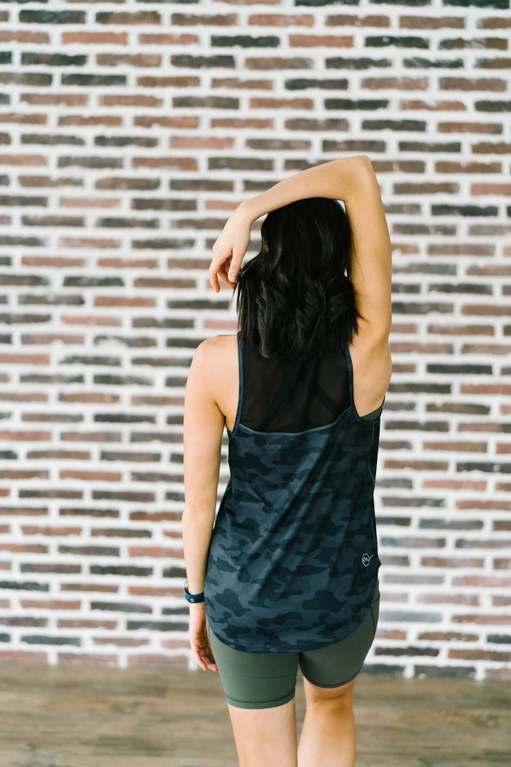 Maven Thread Breathe Tank - Black Camo Tops 9 Maven Thread Breathe Tank - Black Camo Tops