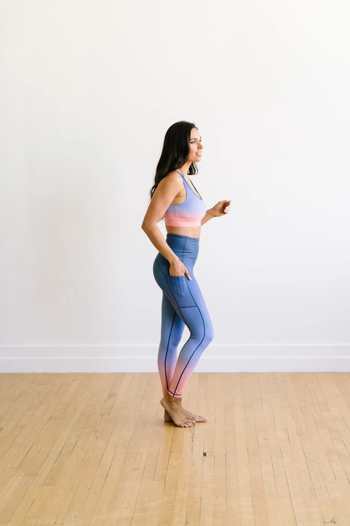 Maven Thread Tops Balance Sports Bra - Peach/Blue Ombre | MT SPORT 8 Maven Thread Tops Balance Sports Bra - Peach/Blue Ombre | MT SPORT