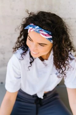 Maven Thread Bow Headbands LIBERTY - 4'' Bow Headband 15 Maven Thread Bow Headbands LIBERTY - 4'' Bow Headband