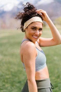 Maven Thread Yellow Polkadot - 4'' Headband Single 10 Maven Thread Yellow Polkadot - 4'' Headband Single