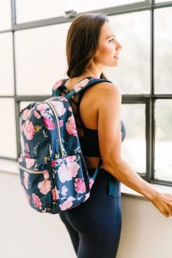 Maven Thread Classic Backpack - Navy Floral Bags