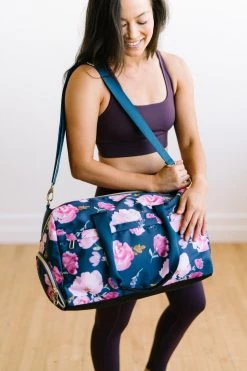 Maven Thread On The Go Duffel - Navy Floral 19 Maven Thread On The Go Duffel - Navy Floral