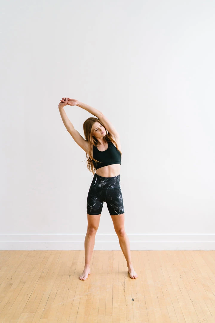 Maven Thread Biker Shorts - 6''- Black Marble | MT SPORT Bottoms 6 Maven Thread Biker Shorts - 6''- Black Marble | MT SPORT Bottoms