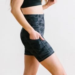 Maven Thread Bottoms Biker Shorts - 6''- Black Camo | MT SPORT