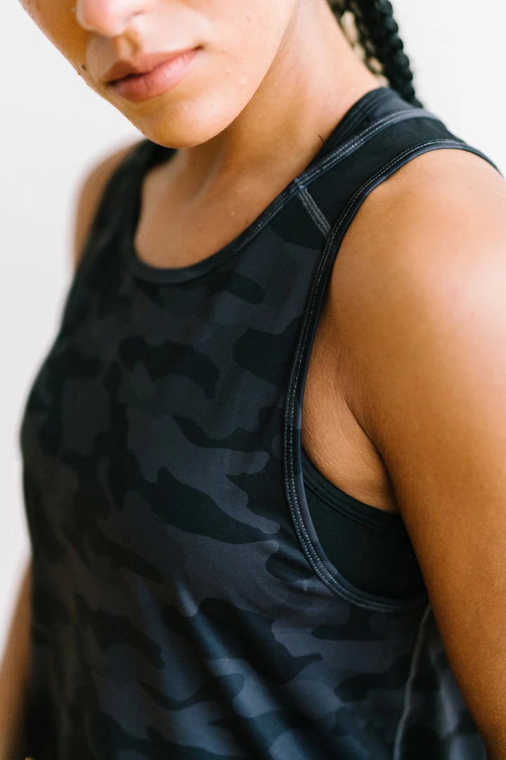 Maven Thread Breathe Tank - Black Camo Tops 6 Maven Thread Breathe Tank - Black Camo Tops