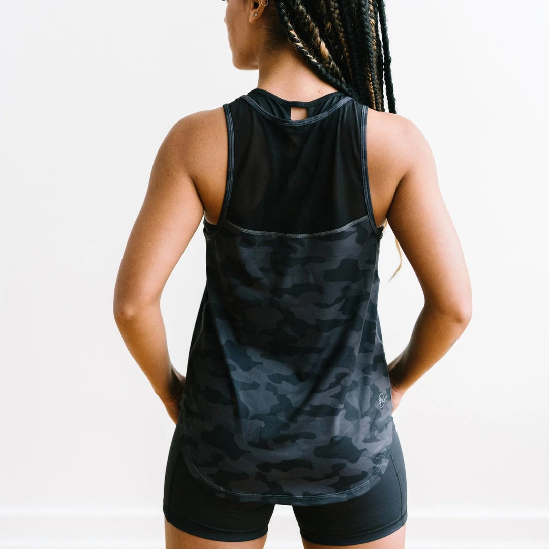 Maven Thread Breathe Tank - Black Camo Tops 3 Maven Thread Breathe Tank - Black Camo Tops